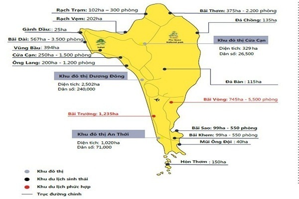Tìm hiểu bản đồ quy hoạch huyện đảo Phú Quốc